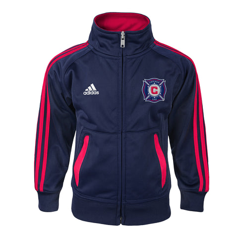 Infant Chicago Fire Soccer Club Referee Track Suit Adidas Jacket and Pants Set