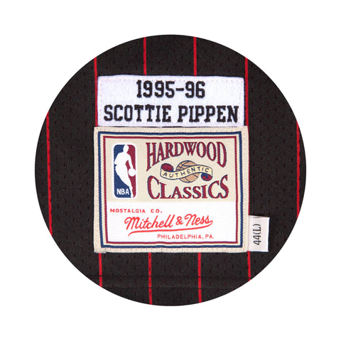 Chicago Bulls Scottie Pippen #33 Nba Great Player Throwback Black