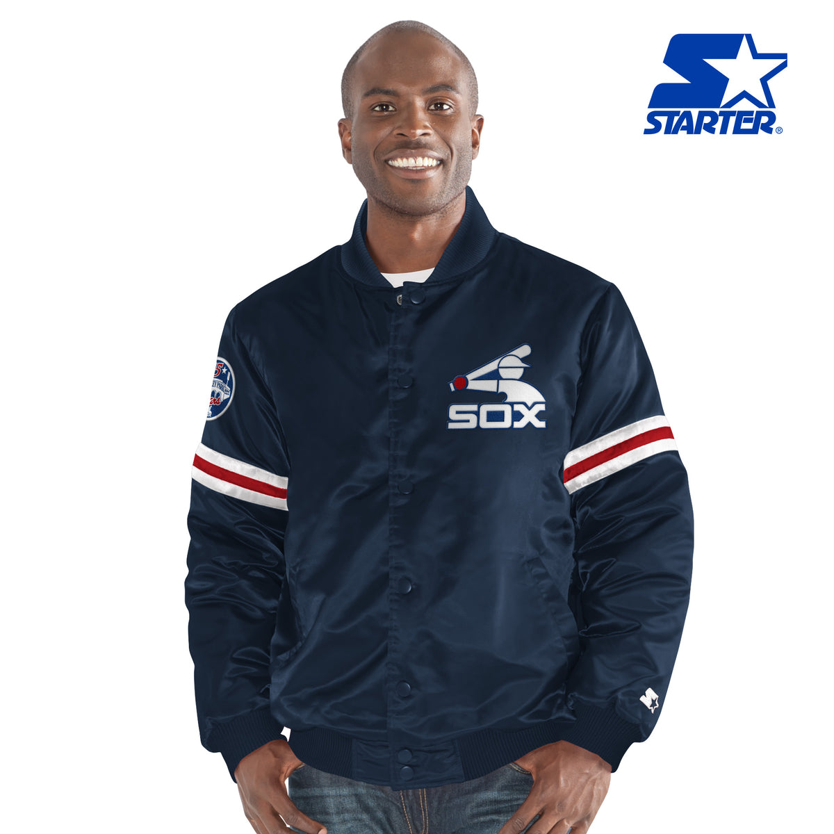 Chicago White Sox Varsity Starter Jacket Blue