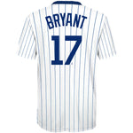 Chicago Cubs Youth Kris Bryant #17 Cooperstown Sublimated T-Shirt Jersey - White