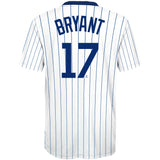 Chicago Cubs Youth Kris Bryant #17 Cooperstown Sublimated T-Shirt Jersey - White