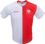Men's Polska Plain Replica Euro '20 Soccer Jersey Made in Poland - White