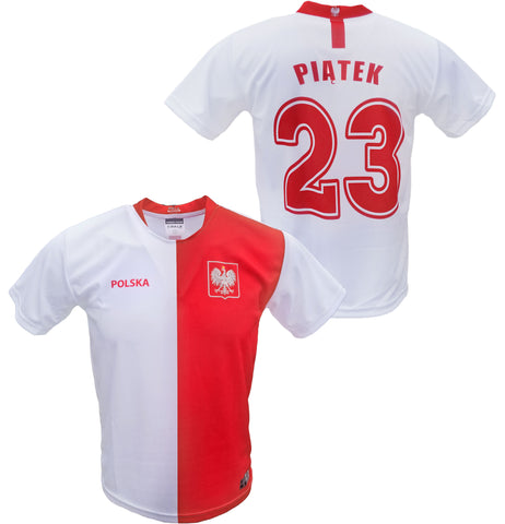 Mens Polska Krzysztof Piatek #23 Replica Euro '20 Soccer Jersey Made in Poland