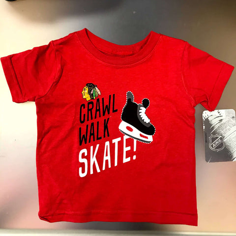 Chicago Blackhawks NHL Crawl Walk Skate Infant T-shirt