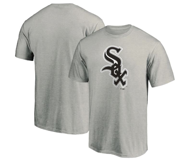Chicago White Sox Gray With Chest Sox Logo Fanatics Branded Team T-Shirt