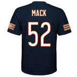 Chicago Bears NFL Team Apparel Youth Khalil Mack #52 Navy Jersey