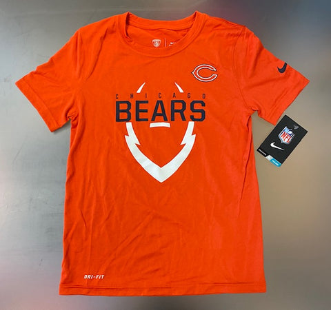 Youth Chicago Bears Nike DRI-FIT Short Sleeve Shirt -Orange