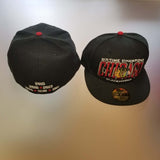 Chicago Blackhawks Men's 59Fifty Six-Time Stanley Cup Champs Arched Hat - Black