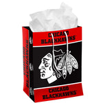 Chicago Blackhawks Team Color Medium Black Party Gift Bag