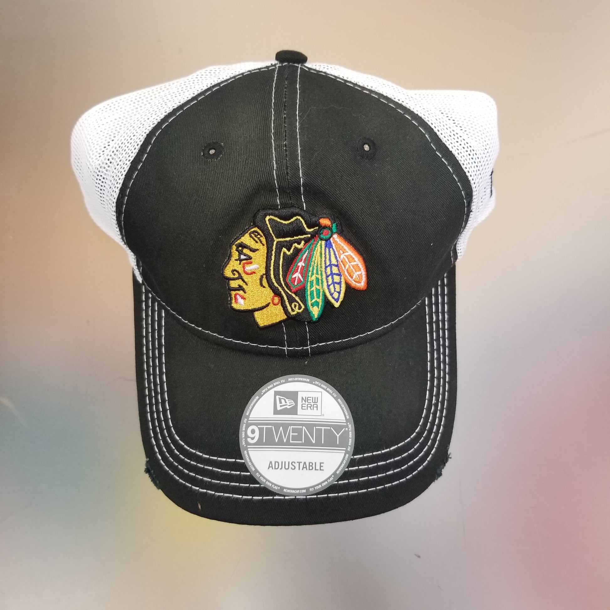 New Era 9TWENTY Chicago Blackhawks NHL Adjustable Mesh Hat Cap