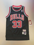 Chicago Bulls Youth Scottie Pippen #33 Jersey Hardwood Classic Swingman  - Black