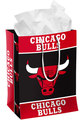 Chicago Bulls Team Color Medium Black Party Gift Bag