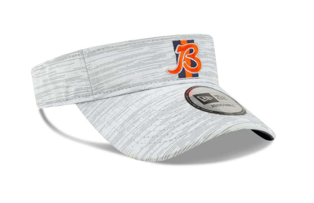 Chicago Bears New Era Adjustable 2021 Training Camp B Logo Visor