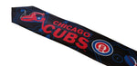 Chicago Cubs Ralph Marlin Black and Red Batter Up Tie