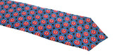 Chicago Cubs Ralph Marlin Cubs Logo Black 100% Silk Tie
