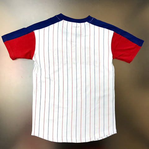 Outerstuff Chicago Cubs Pinstripe Youth T-Shirt Medium-10/12