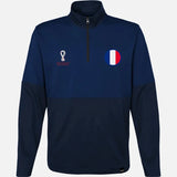 FIFA World Cup 2022 Qatar™ Long Sleeve France 1/4 Zip Training Top