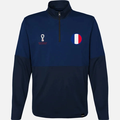 FIFA World Cup 2022 Qatar™ Long Sleeve France 1/4 Zip Training Top