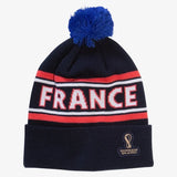 FRANCE  Men's FIFA World 2022 Cup Country Premium Bobble Cuff Pom Hat