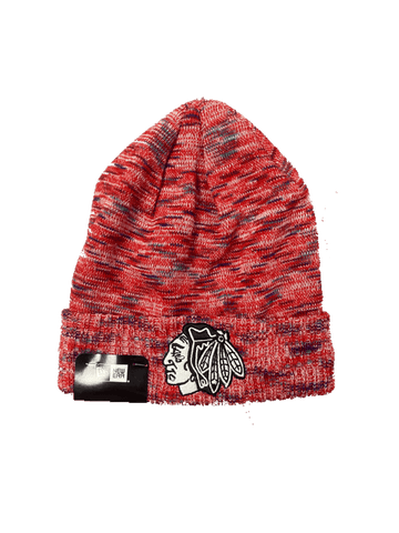Chicago Blackhawks New Era Red Team Craze Knit Hat