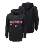 Reebok Chicago Blackhawks Youth NHL SMU Performance Hockey Hoodie -Black