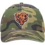 Men's Chicago Bears '47 Camo Woodland Clean Up Adjustable Hat