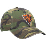 Men's Chicago Bears '47 Camo Woodland Clean Up Adjustable Hat