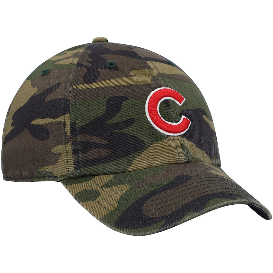 Men's Chicago Cubs '47 Camo Logo Clean Up Adjustable Hat