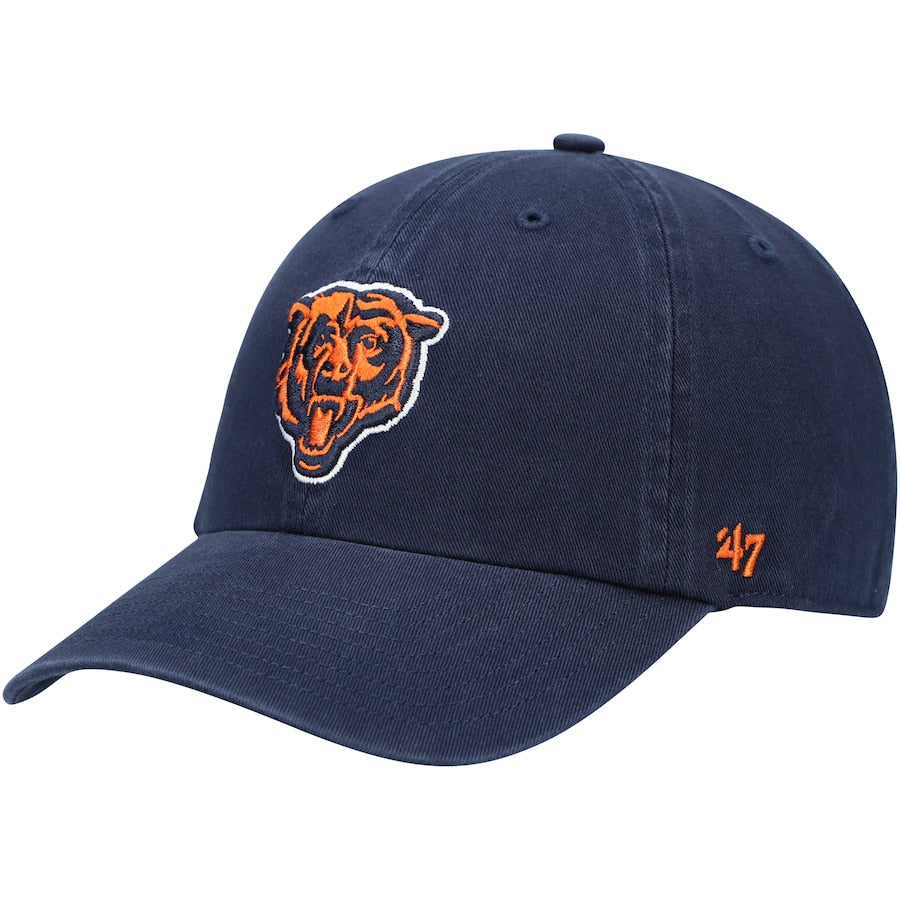 Men's Chicago Bears '47 Navy Primary Alternate Logo Clean Up Adjustable Hat