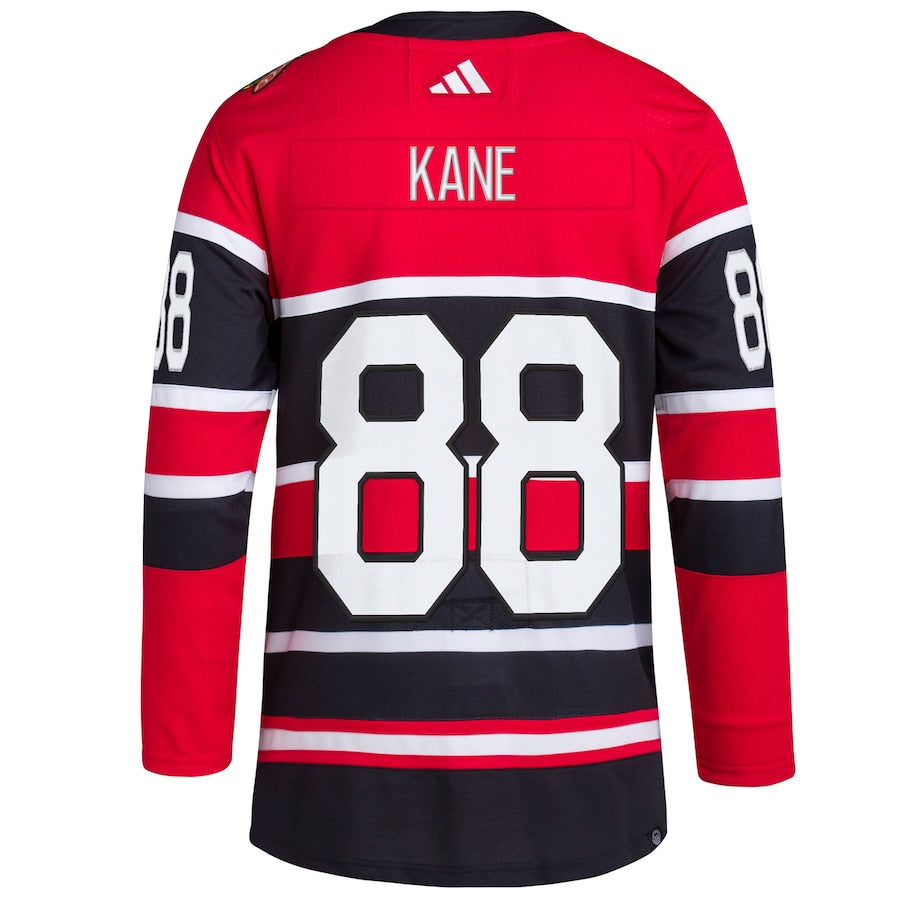 Men's Chicago Blackhawks Patrick Kane adidas Red Reverse Retro 2.0 Authentic Player Jersey