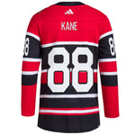 Men's Chicago Blackhawks Patrick Kane adidas Red Reverse Retro 2.0 Authentic Player Jersey