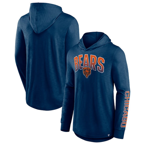 Fanatics Branded Navy Adult Chicago Bears Front Runner Pullover Hoodie