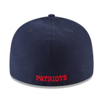New England Patriots New Era Oceanside Blue Omaha 59FIFTY Low Profile Fitted Hat