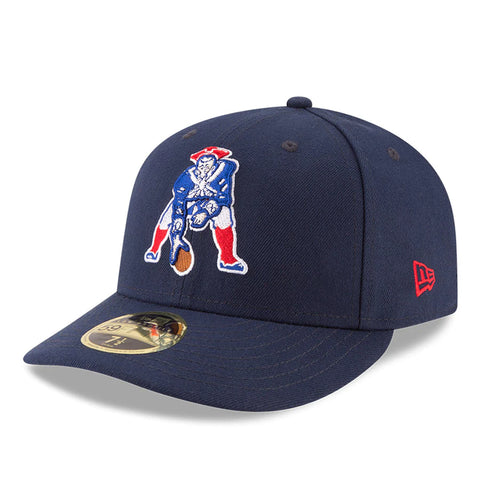 New England Patriots New Era Oceanside Blue Omaha 59FIFTY Low Profile Fitted Hat