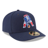 New England Patriots New Era Oceanside Blue Omaha 59FIFTY Low Profile Fitted Hat