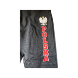 Sweatpants Dark Gray Joggers with Polish Eagle