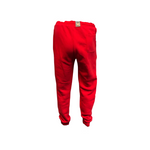 Sweatpants Red Joggers with Polish Eagle