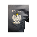 Gray Polska Polo Embroidered Eagle