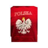 Polska Hoodie Black-Red- White Polish Eagle
