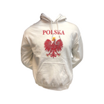 Polska Hoodie Polish Distressed Eagle Gildan