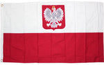 Poland Polish Old Poland with Eagle 2 Ply 300D Embroidered Flag New 3'x5'feet