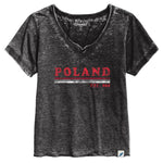 League Active Women's Victory Falls  V-Neck T-Shirt Poland - Gray