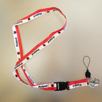Poland Polska Eagle Lanyard w/ Removable Clip and Key Ping