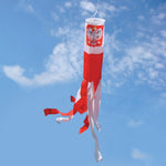 Polska Polish Poland Hanging Outside Decoration Windsock - 5.5''X60''