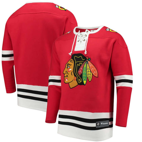 Chicago Blackhawks NHL Aztec Ugly Crew Neck Sweaters by Forever Collectibles