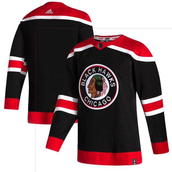 Chicago Blackhawks Reverse Retro 2.0 Adidas Authentic NHL Hockey Jersey  Size 52