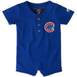 Chicago Cubs Blue Infant, Kids Majestic Cool Base Replica Jersey Bodysuit Onesie