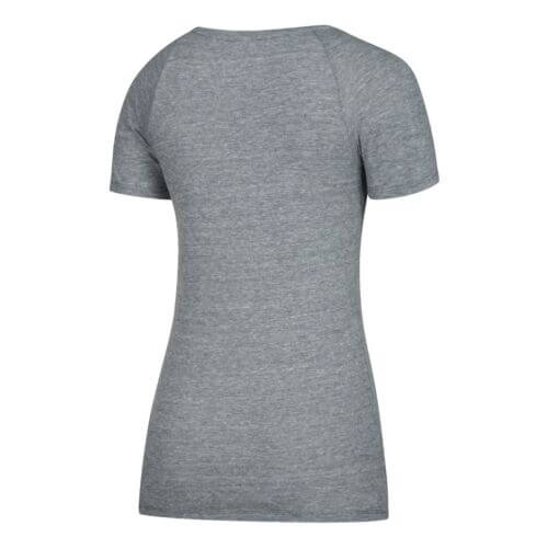 Adidas Women's RETRO NHL Chicago Blackhawks Tri Blend Heritage Tee Shirt Gray