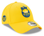 Golden State Warriors Era 9forty "city Series" Adjustable Hat - Gold