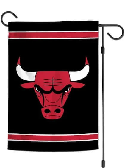 Chicago Bulls 12.5"x 18"  2- Sided Premium Garden Flag
